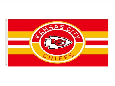 NFL 3x5ft Kansas City Chiefs Flag