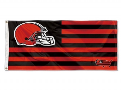 NFL customizes Cleveland Browns flag