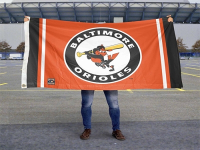 Custom MLB Baltimore Orioles Flag