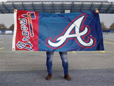 Custom MLB Atlanta Braves Flag