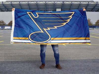 Custom NHL St Louis Blues flag