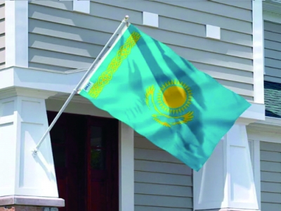 Customized 3x5ft Kazakhstan flag