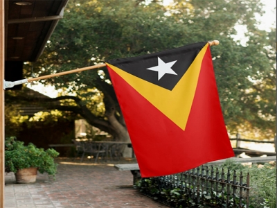 Custom Timor-Leste Flag