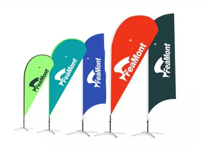 Custom advertising beach flags