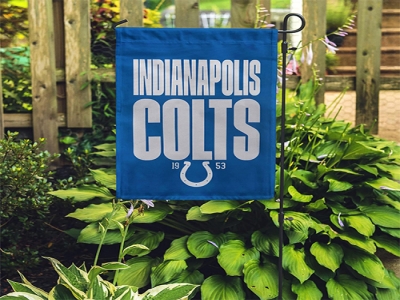 Custom Indianapolis Colts garden flag