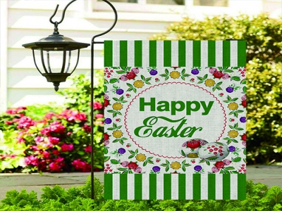 Customized Easter Garden Flag