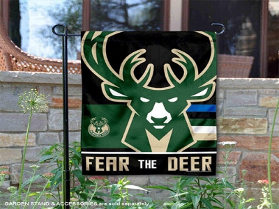 Custom Milwaukee Bucks Garden Flag