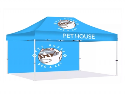 Customized advertising folding tent