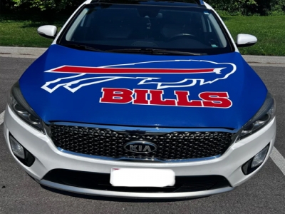 Customized NFL Buffalo Bills car hood flag