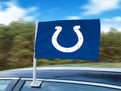 Custom Indianapolis Colts car flag