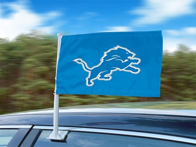 Custom Detroit Lions Car Flag