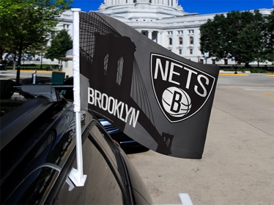 Custom NBA Brooklyn Nets Car Flag