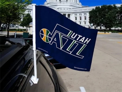 Custom NBA Utah Jazz Car Flag