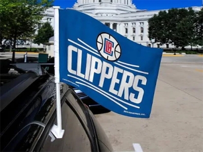 Custom NBA Los Angeles Clippers Car Flag