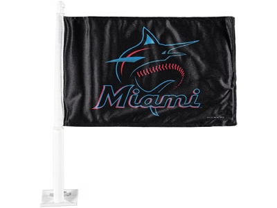 Custom MLB Miami Marlins Car Flag