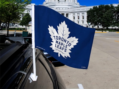 Custom NHL Toronto Maple Leafs Car Flag