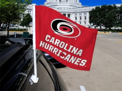 Custom NHL Carolina Hurricanes Car Flag