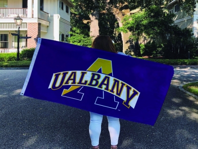 Customized NCAA Albany Great Dane Flag