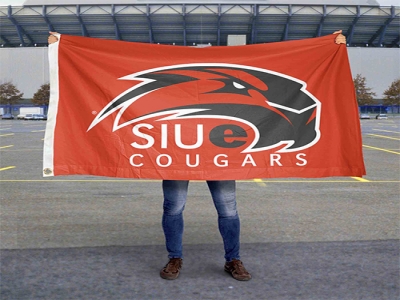 Custom SIU Edwardsville Cougars Flag