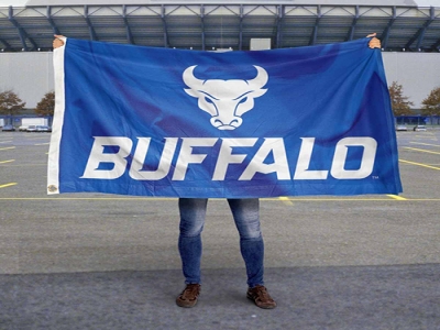 Custom NCAA Buffalo Bulls flag