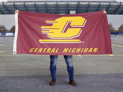 Custom NCAA Central Michigan Chippewas flag