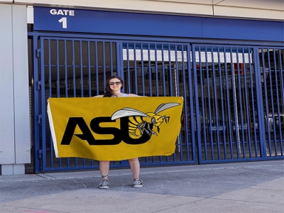 Custom Alabama State Hornets Flag