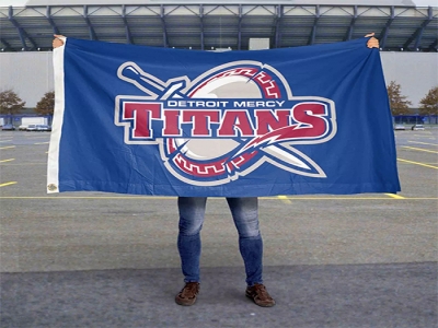 Custom Detroit Mercy Titans Flag