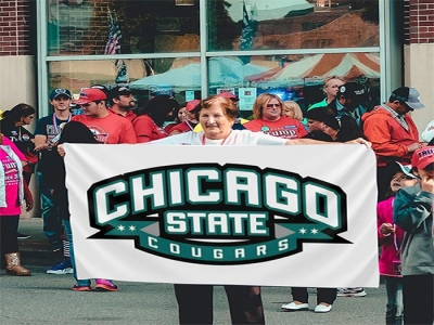 Custom Chicago State Cougars Flag