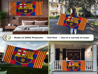 Custom FC Barcelona Flag