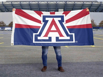 Custom NCAA  Arizona Wildcats Flag ﻿