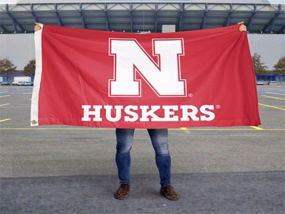 Custom NCAA Nebraska Cornhuskers Flag