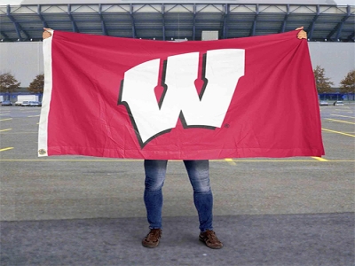 Custom NCAA Wisconsin Badgers Flag