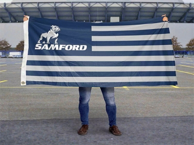 Custom NCAA Samford Bulldogs Flag