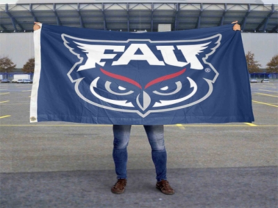 Custom NCAA Florida Atlantic Owls Flag