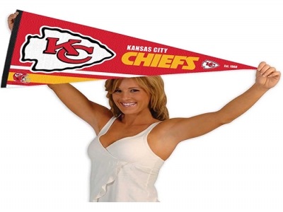 Custom NFL Kansas City Chiefs Pennant