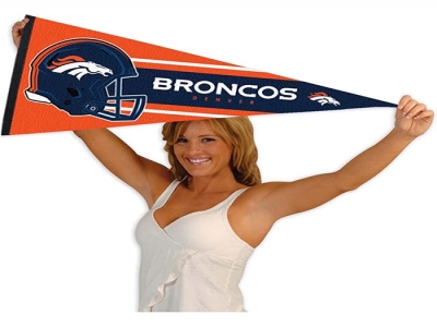 Custom NFL Denver Broncos Pennant