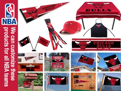 Custom NBA Chicago Bulls Flag