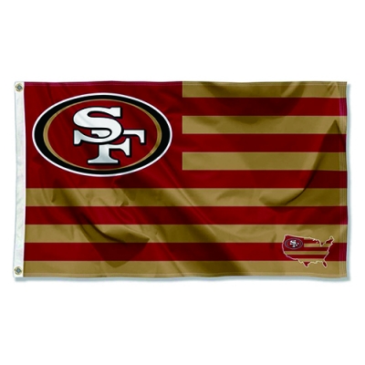 3 x 5 feet 100% polyester San Francisco 49ers flag