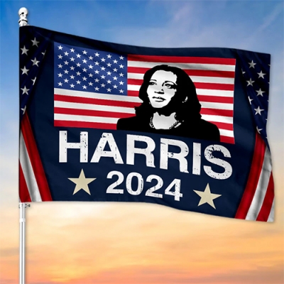 Customize the Harris 2024 flag for the US presidential election