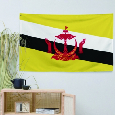 3x5FT100D polyester Brunei flag