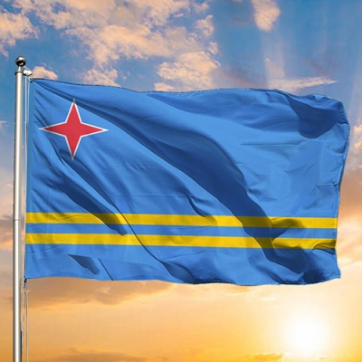 Custom in Stock Aruba Island Flag