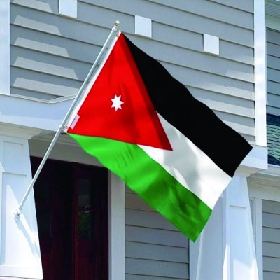 Customized 3x5ft Jordanian Flag