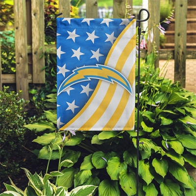 Custom Los Angeles Chargers Garden Flag