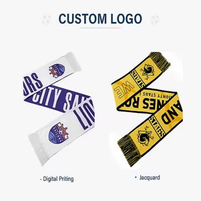 Custom logo scarf