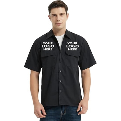 Custom logo work shirt