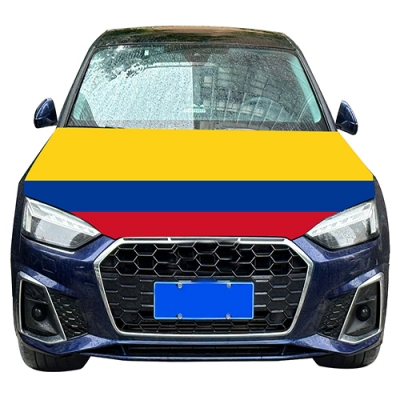 Custom Columbia car cover flag