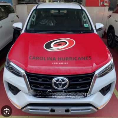 Custom NHL Carolina Hurricanes car hood cover flag ﻿