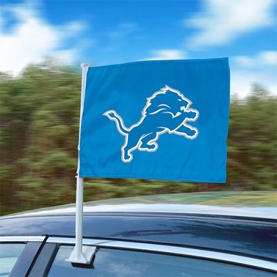 Custom Detroit Lions Car Flag