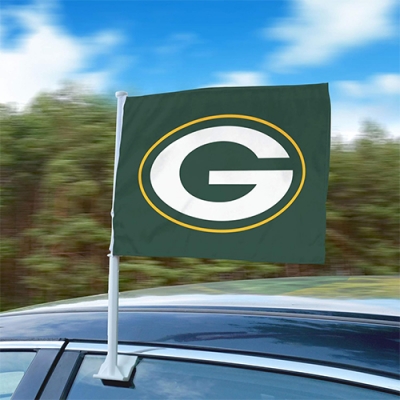 Custom Green Bay Packers Car Flag