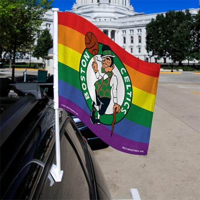 Custom NBA Boston Celtics Car Flag